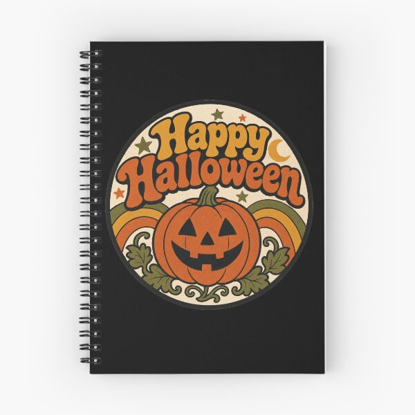 Item preview, Happy Halloween - Pumpkin - Retro Autumn Spooky designed and sold by JessArty ⭐⭐⭐⭐⭐.