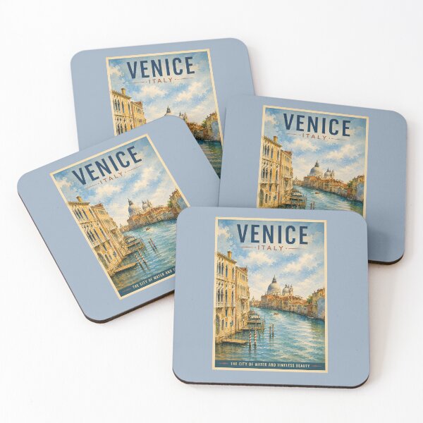 Item preview, Venice Italy Travel Poster designed and sold by Sasas Design.