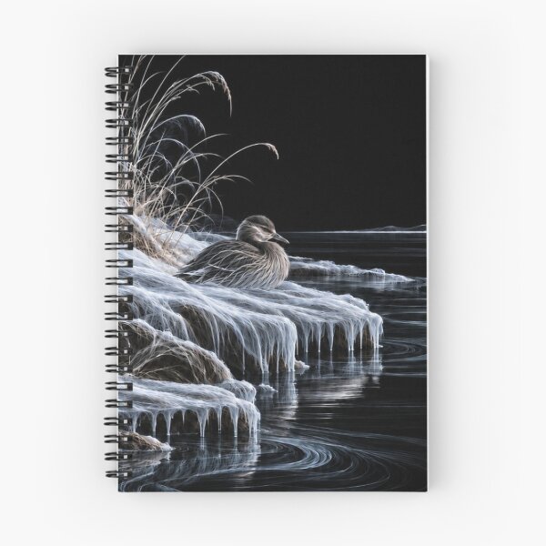 Item preview, Duck on an Icy Shore designed and sold by FlowSilk.