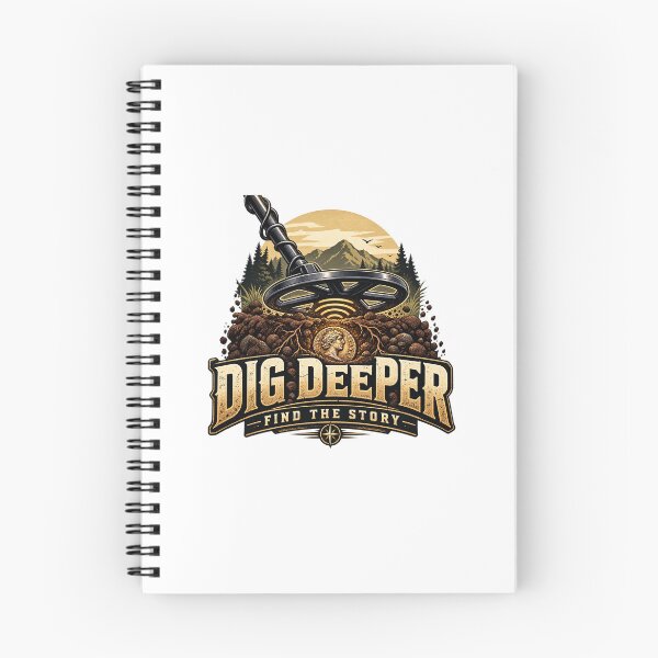 Item preview, Dig Deeper Find The Story - Metal Detecting Vintage Design designed and sold by NORTHWAVE STUDIO.