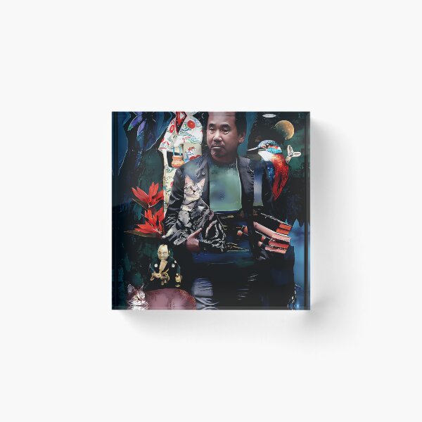 Item preview, Haruki Murakami Painting VL13 designed and sold by StreetTorqueArt.