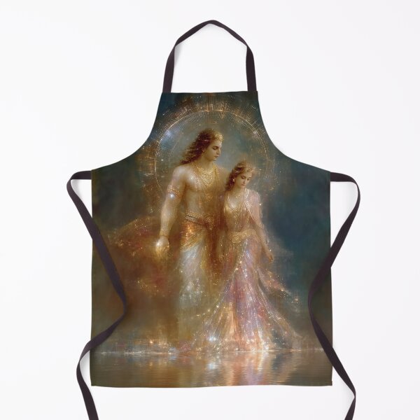 Item preview, Shiva and Parvati – Divine Union in Golden Light designed and sold by All Souls Dream.