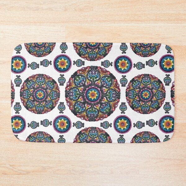 Item preview, Rainbow Mandala Pattern designed and sold by Haley Scott.