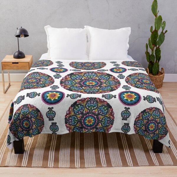 Item preview, Rainbow Mandala Pattern designed and sold by Haley Scott.