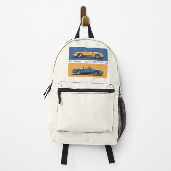 Item preview, 2 Porsche 986 Boxsters Blue and yellow illustration Essential designed and sold by blackdogshop.