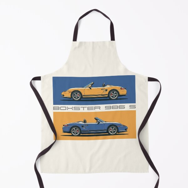 Item preview, 2 Porsche 986 Boxsters Blue and yellow illustration Essential  designed and sold by blackdogshop.
