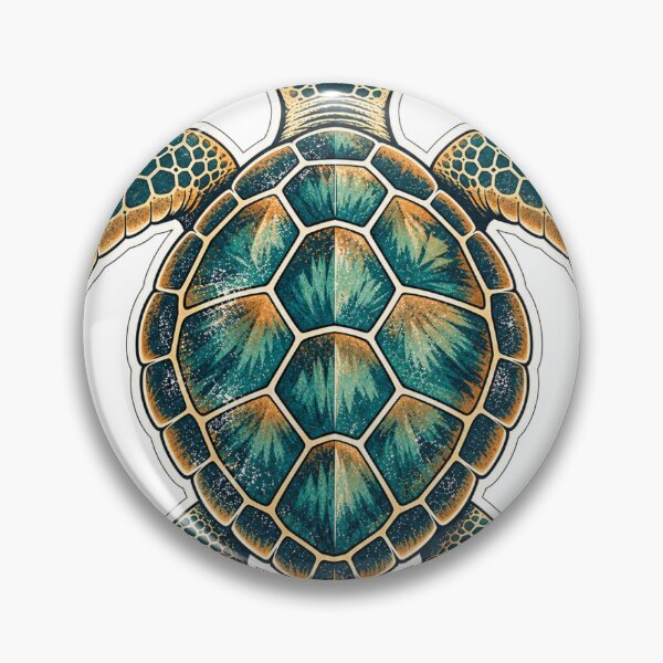 Item preview, Hawaiian Honu Sea Turtle Vintage Surf Sticker designed and sold by SurfShop Design.