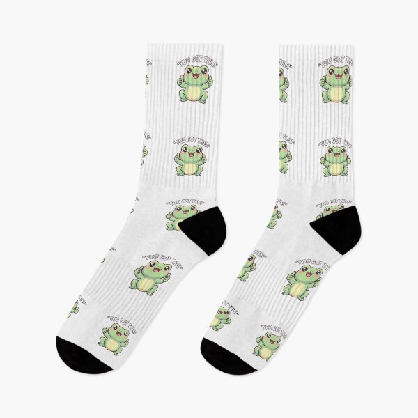 Item preview, You Got This Cute Frog Sticker designed and sold by lailakhalaf.