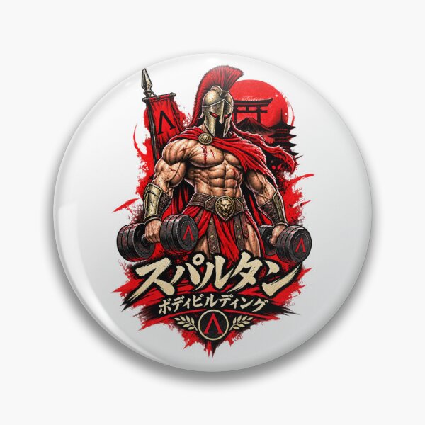 Item preview, Spartan Bodybuilding Gym Warrior - Japanese Grunge Art Manga Style designed and sold by Legacy Apparel Co..