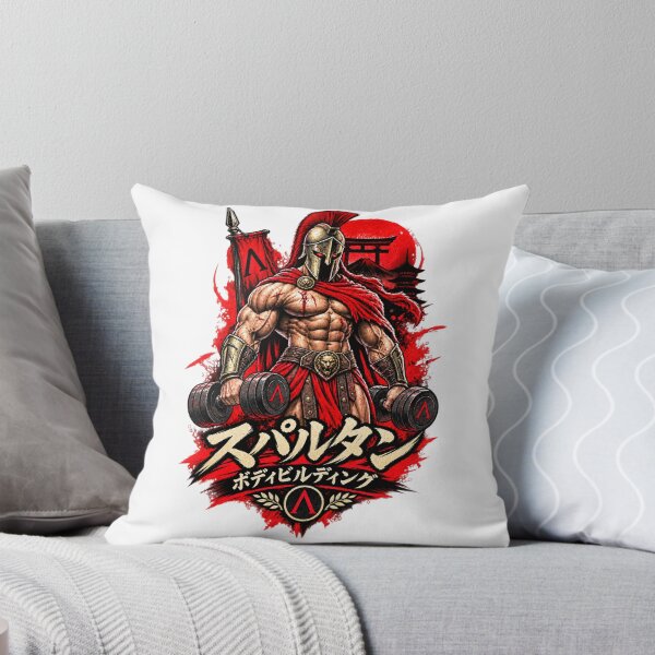 Item preview, Spartan Bodybuilding Gym Warrior - Japanese Grunge Art Manga Style designed and sold by Legacy Apparel Co..