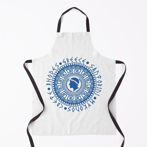 Item preview, Greece Island Laurel Mandala Travel Emblem Design designed and sold by FaeryNuff.