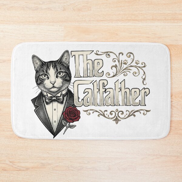 Item preview, The Catfather Vintage designed and sold by Retro Whiskers.