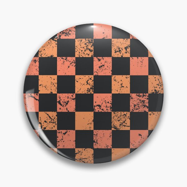 Item preview, Grunge Halloween Checkered Seamless Pattern designed and sold by CreativeDraws42.