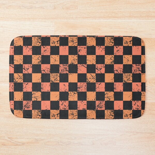 Item preview, Grunge Halloween Checkered Seamless Pattern designed and sold by CreativeDraws42.