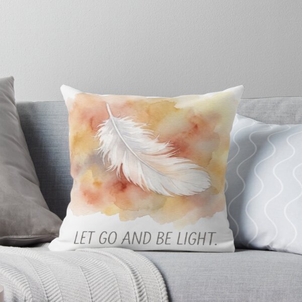 Item preview, Let Go and Be Light – Feather Mindfulness Art designed and sold by Cristhian Almanza.