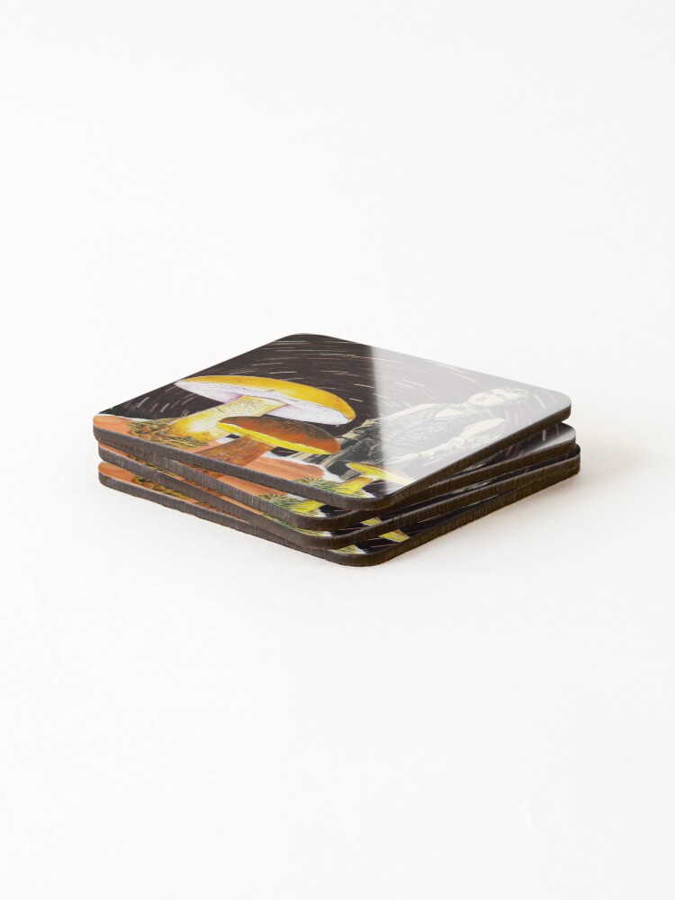 Thumbnail 4 of 5, Coasters (Set of 4), "Absolution" Collage designed and sold by StudioHromiLLC.