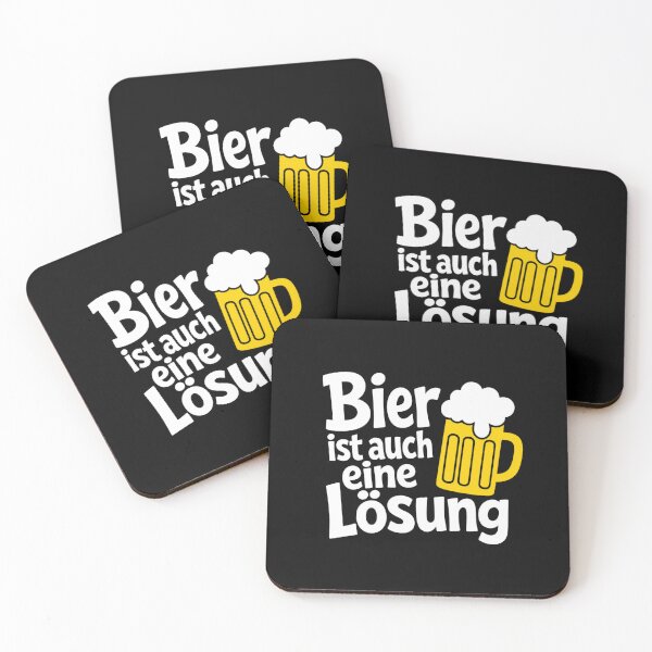 Item preview, Bier ist auch eine Lösung - Lustiger Spruch designed and sold by Rhafourde.