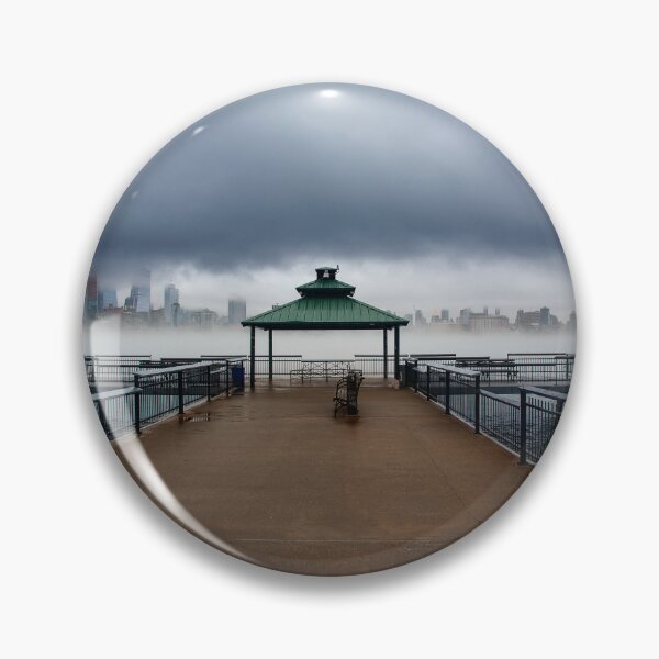 Item preview, New York City Skyline - Panoramic Fog On The Hudson River designed and sold by DGMaxShop.