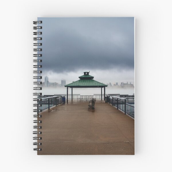 Item preview, New York City Skyline - Panoramic Fog On The Hudson River designed and sold by DGMaxShop.