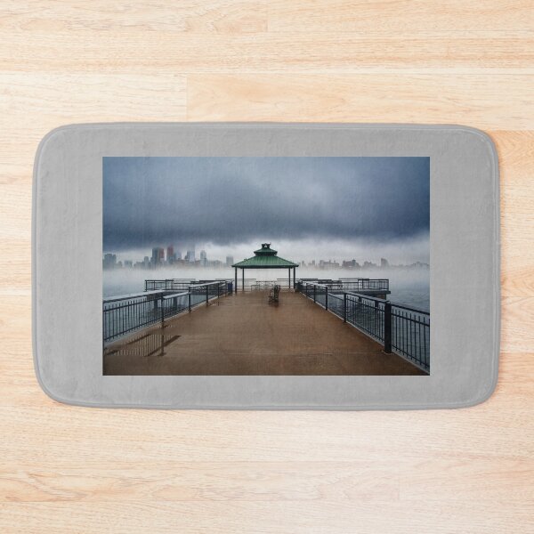 Item preview, New York City Skyline - Panoramic Fog On The Hudson River designed and sold by DGMaxShop.