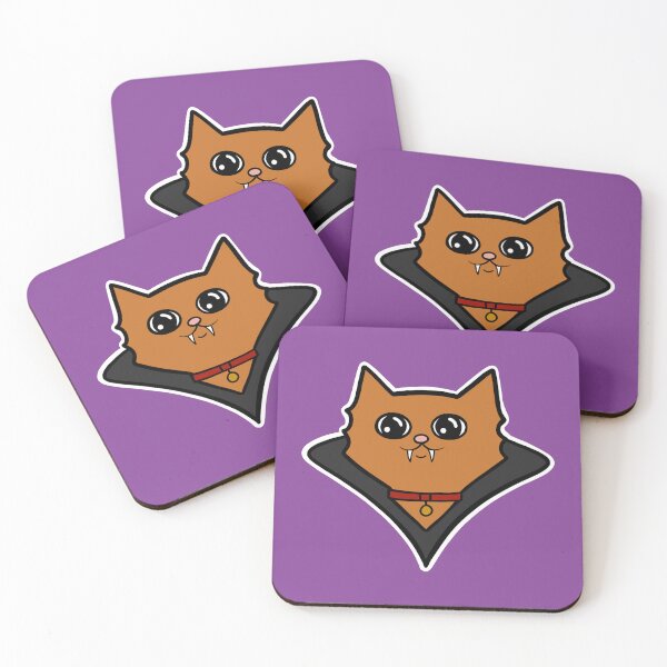 Item preview, Orange Cat in a Vampire Costume Halloween designed and sold by Sollomio.