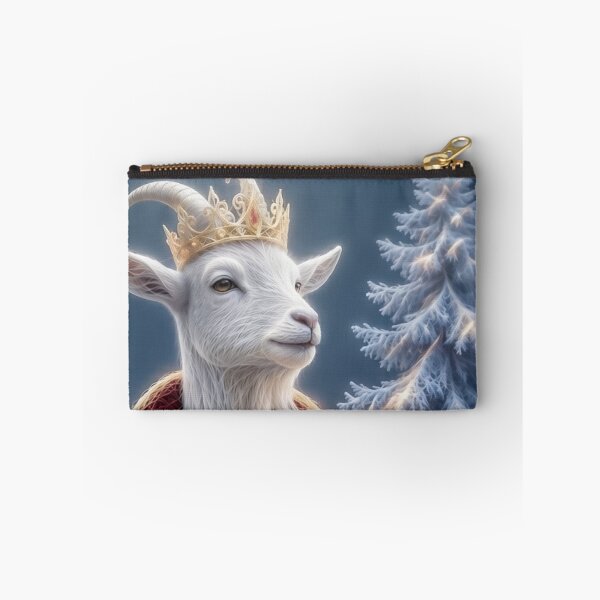 Item preview, White Goat in Winter designed and sold by FlowSilk.