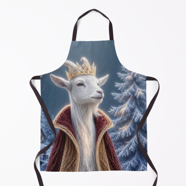 Item preview, White Goat in Winter designed and sold by FlowSilk.