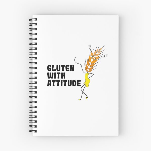 Item preview, Gluten With Attitude | Funny Wheat Character designed and sold by Creatory.studio.