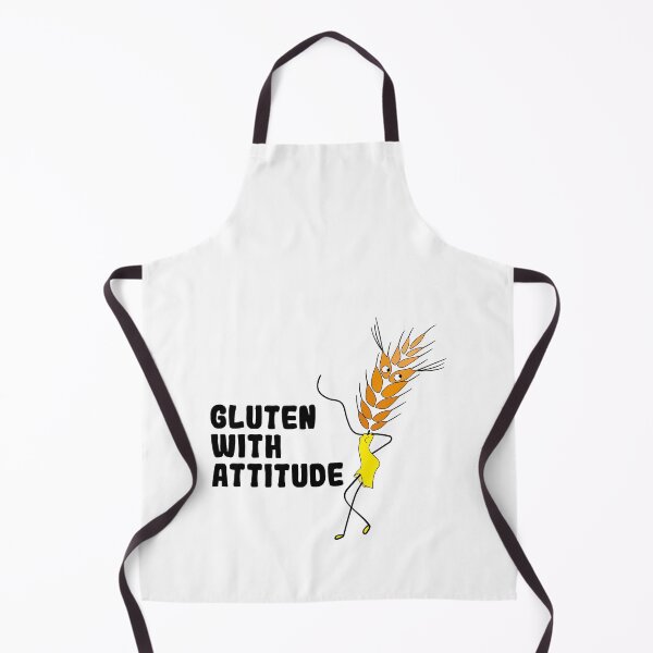 Item preview, Gluten With Attitude | Funny Wheat Character designed and sold by Creatory.studio.