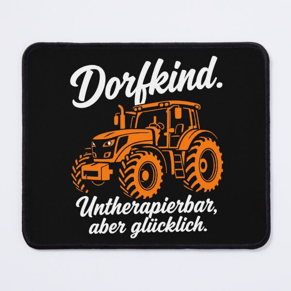 Item preview, Dorfkind Untherapierbar aber glücklich - Traktor designed and sold by Rhafourde.