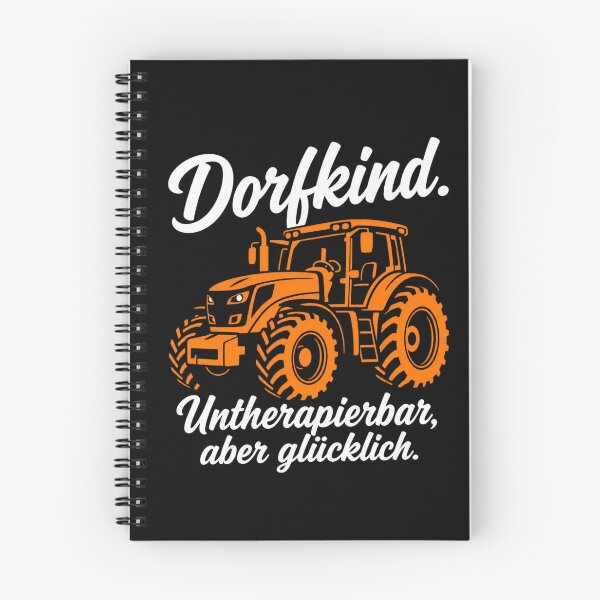 Item preview, Dorfkind Untherapierbar aber glücklich - Traktor designed and sold by Rhafourde.