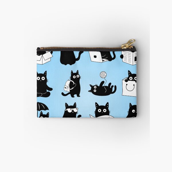 Item preview, Cute Black Kitten Vector Art – Adorable Cartoon Cat Illustration for Animal Lovers designed and sold by DibujandoPorfa.