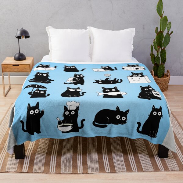 Item preview, Cute Black Kitten Vector Art – Adorable Cartoon Cat Illustration for Animal Lovers designed and sold by DibujandoPorfa.