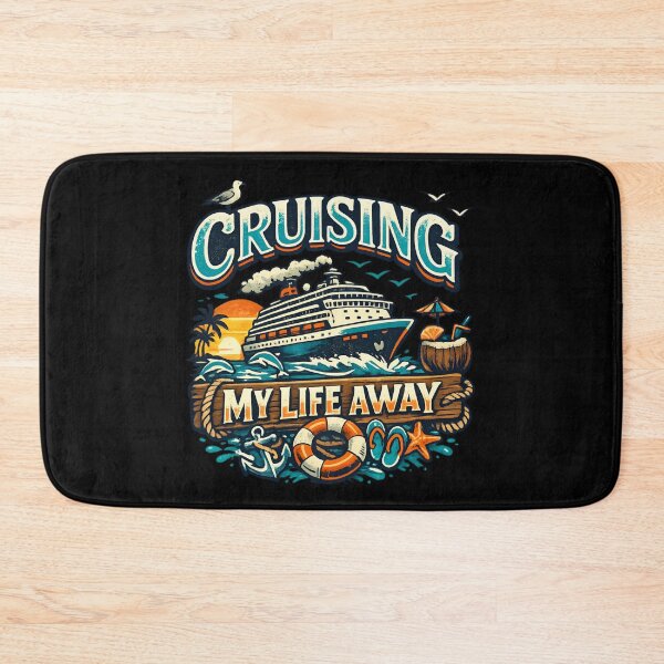 Item preview, Cruising My Life Away – Vintage Ocean Cruise Travel designed and sold by SidTastic .