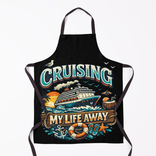 Item preview, Cruising My Life Away – Vintage Ocean Cruise Travel designed and sold by SidTastic .