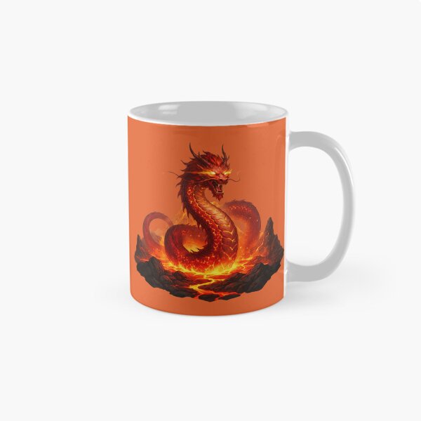 Item preview, Fiery Dragon Lava Flame Fantasy Artwork designed and sold by Ammeluk.