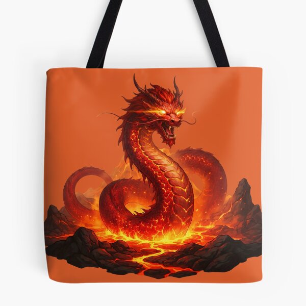 Item preview, Fiery Dragon Lava Flame Fantasy Artwork designed and sold by Ammeluk.