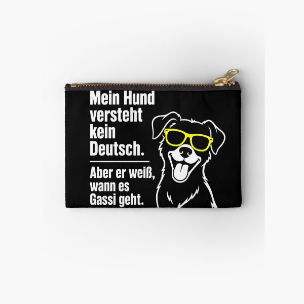 Item preview, Mein Hund versteht kein Deutsch - Lustiger Gassi Spruch designed and sold by Rhafourde.