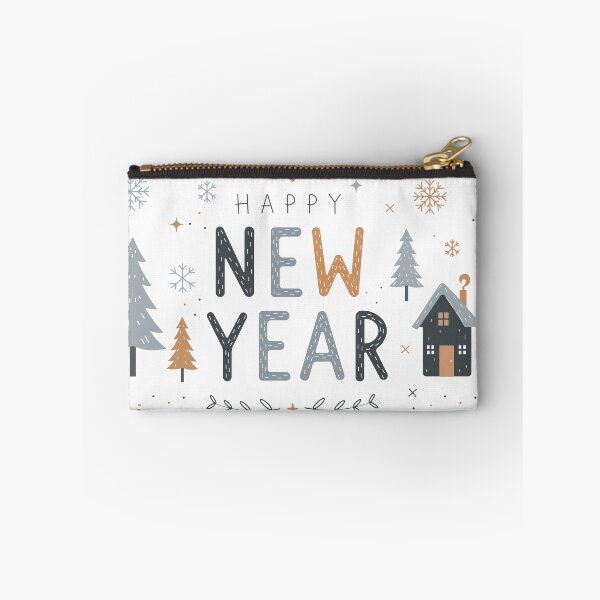 Item preview, Merry Christmas Winter Holiday Greeting with Christmas Trees and Cozy House designed and sold by DoveArtDesigns.
