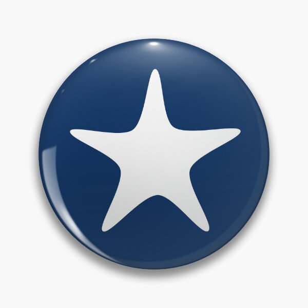 Item preview, White Starfish Navy Blue Coastal Design designed and sold by GemsAnatomy.