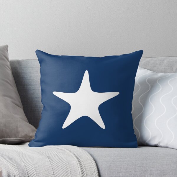 Item preview, White Starfish Navy Blue Coastal Design designed and sold by GemsAnatomy.