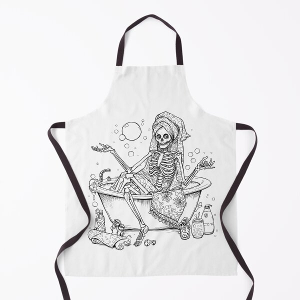 Item preview, Betty Bones Bubble Bath-Monochromatic designed and sold by CTStylesIt.