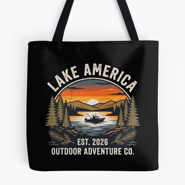Item preview, Lake Ontario Canada Proud Retro Sunset Great Lakes Cottage Life Camping Fishing Boating Buy Canadian Support Local Ontario Gift designed and sold by 519xdesign.