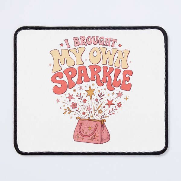 Item preview, Vintage 60s Women Graphic Tee - I Brought My Own Sparkle designed and sold by ice-apparel.