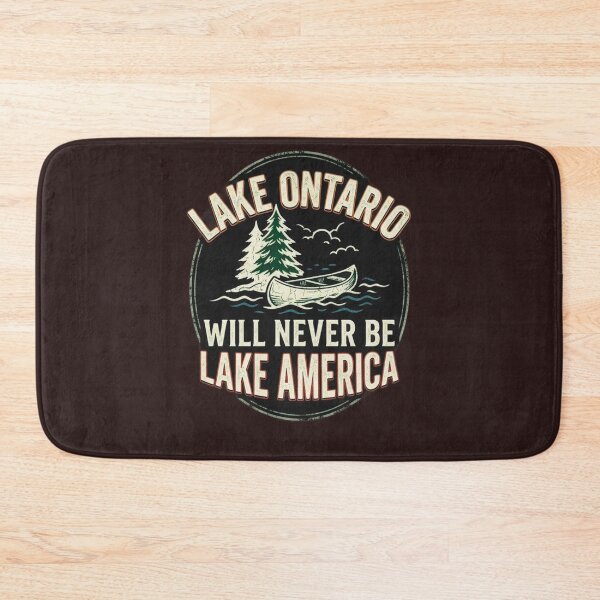Item preview, Lake Ontario Canada Proud Retro Sunset Great Lakes Cottage Life Camping Fishing Boating Buy Canadian Support Local Ontario Gift designed and sold by 519xdesign.