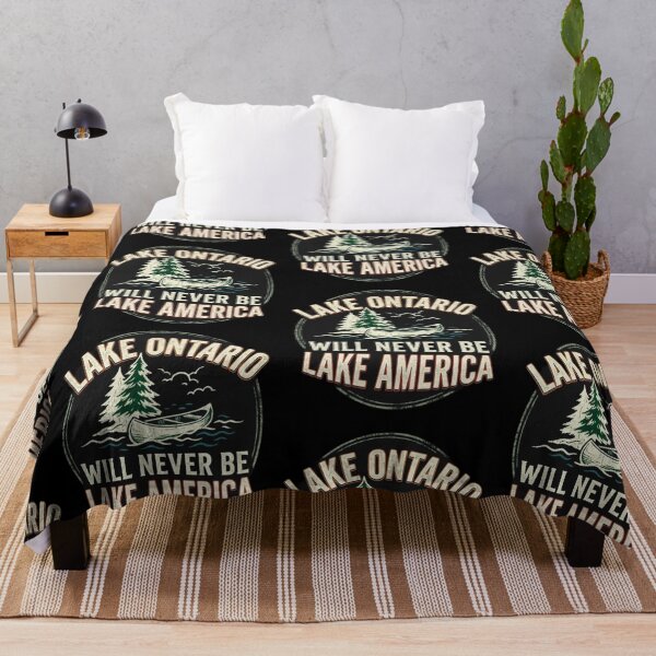 Item preview, Lake Ontario Canada Proud Retro Sunset Great Lakes Cottage Life Camping Fishing Boating Buy Canadian Support Local Ontario Gift designed and sold by 519xdesign.