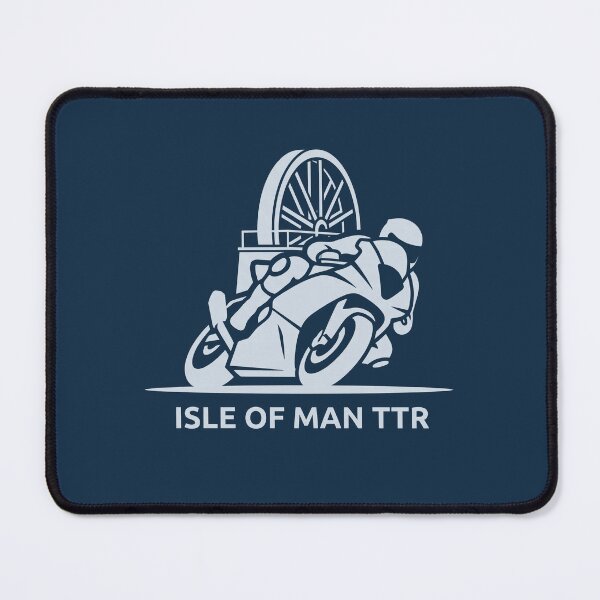 Item preview, Isle of Man TT Laxey Wheel Vintage Superbike Racing Emblem designed and sold by KiwiRider.