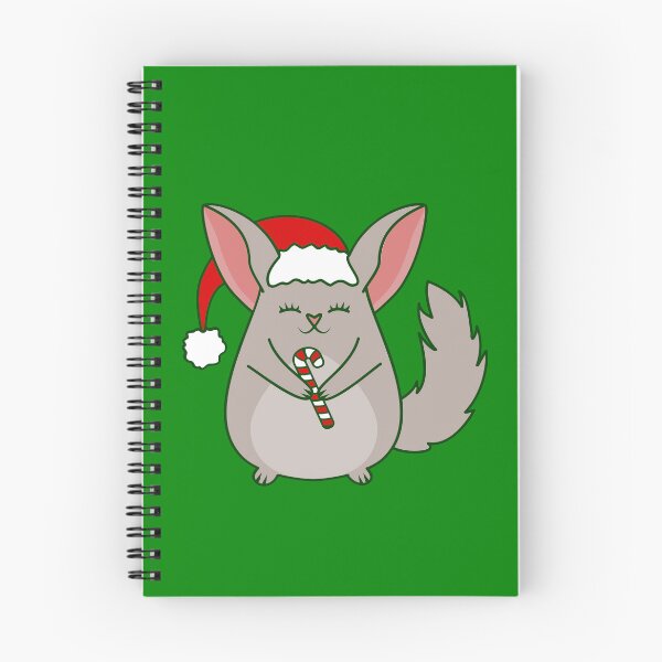 Item preview,  christmas Chinchilla santa claus candy cane designed and sold by Gossip Rag.