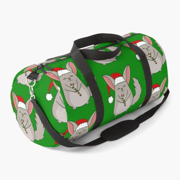 Item preview,  christmas Chinchilla santa claus candy cane designed and sold by Gossip Rag.