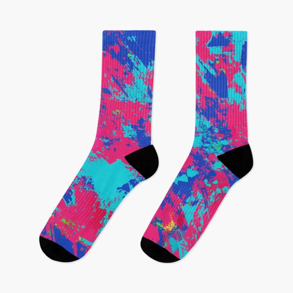 Item preview, Pink Blue Messy Retro 80s Glitch designed and sold by frauenbrauen.
